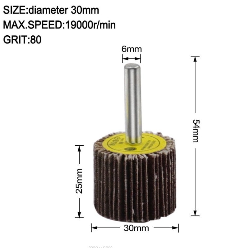 Flap Wheel 30x25x6mm G60