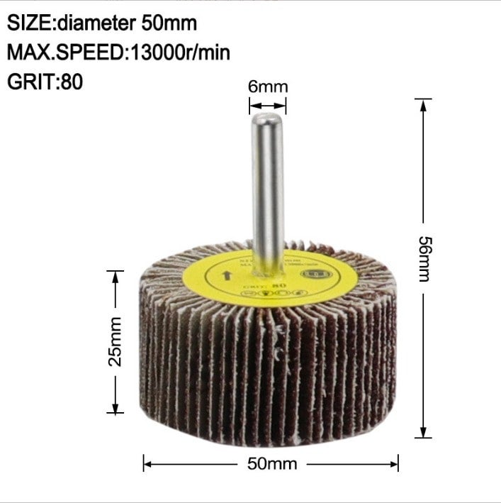 Flap Wheel 50x25x6mm G60