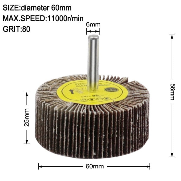 Flap Wheel 60x25x6mm G60