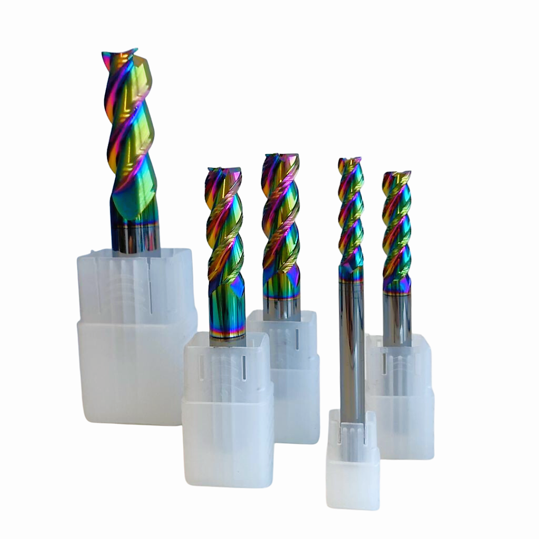 Carbide End Mill — 3 Flute, DLC Coated