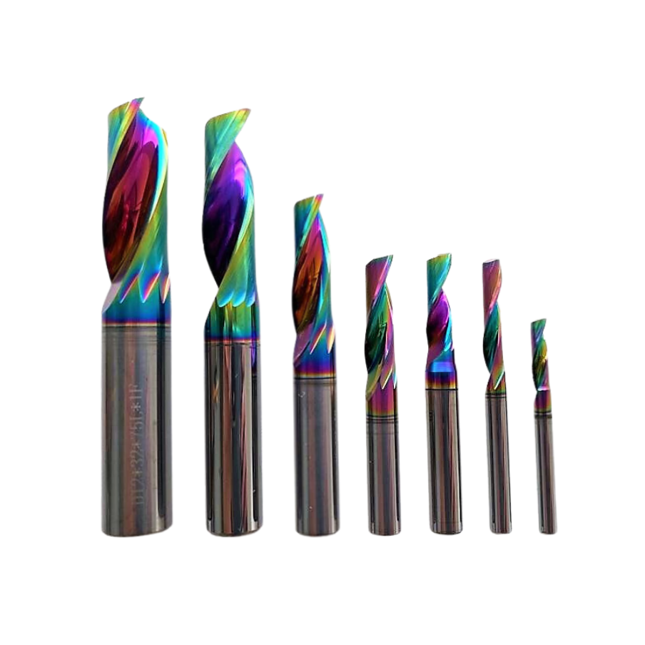 Carbide End Mill — Single Flute, DLC Coated