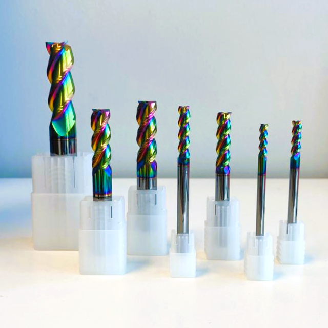 DLC Carbide End Mills - 3 Flute