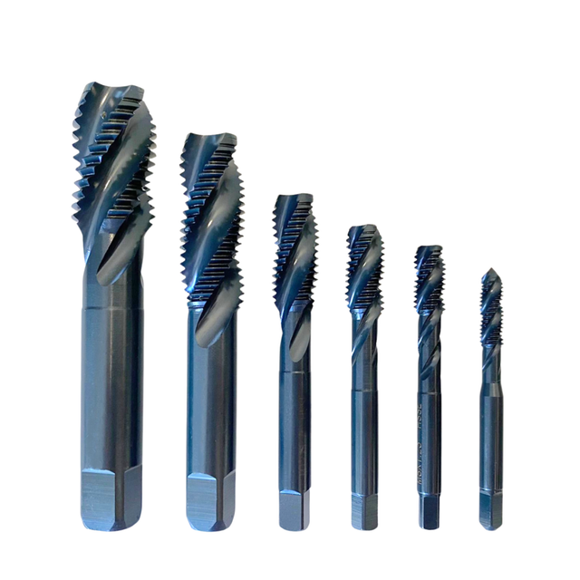 HSSE Nitride UNF & UNC Spiral Flute Taps