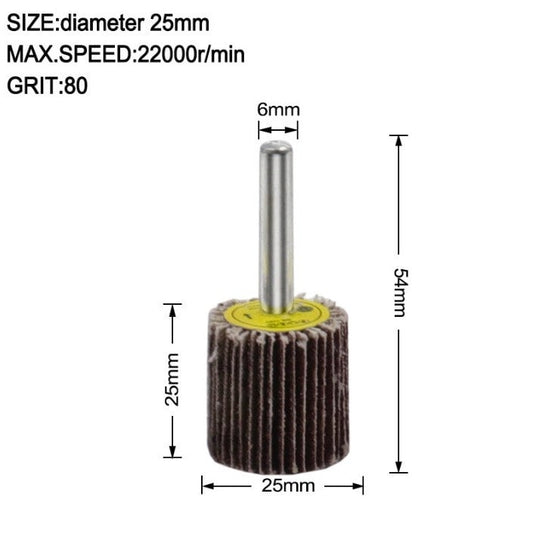 Flap Wheel 25x25x6mm G80