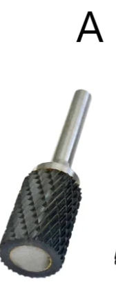 Carbide Burr A - Cylinder, Flat End