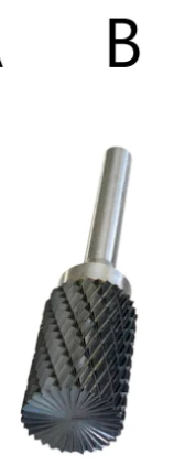 Carbide Burr B - Cylinder, End Cut