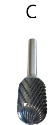 Carbide Burr C - Ball Nose