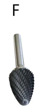 Carbide Burr F - Round Nose Tree