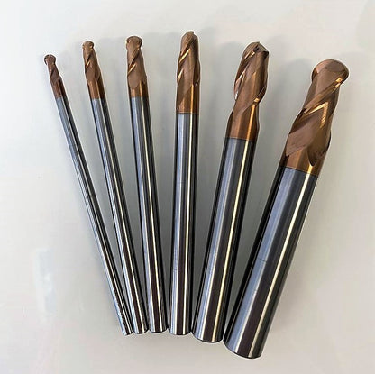 Carbide Ball Nose End Mill Extra Long Ø12x24x150 2 Flute