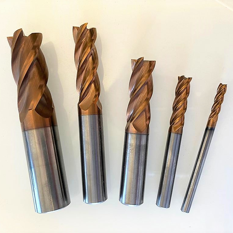 Carbide End Mill Ø2mm 4 Flute