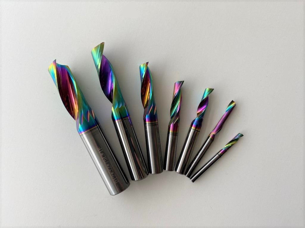 Carbide End Mill Ø6mm Single Flute DLC Coated (for Aluminium)
