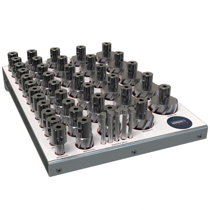 HSS Rotabroach 39pc Set Ø12mm-Ø50mm with Rack