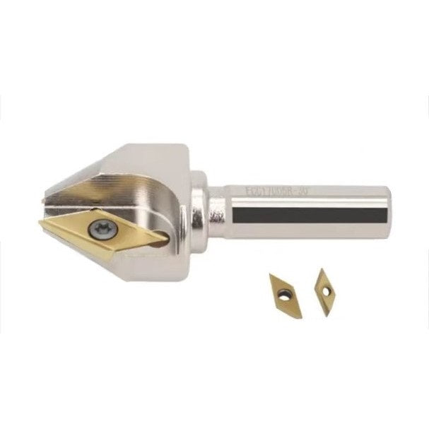 30° Indexable Chamfer Mill with 2 inserts Ø11-20mm