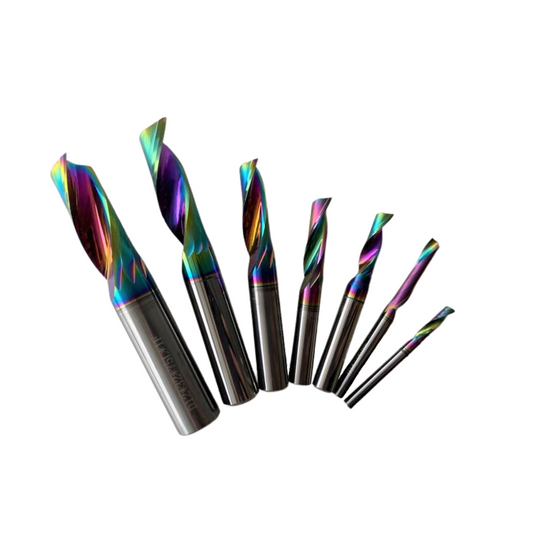 Carbide End Mill — Single Flute, DLC Coated