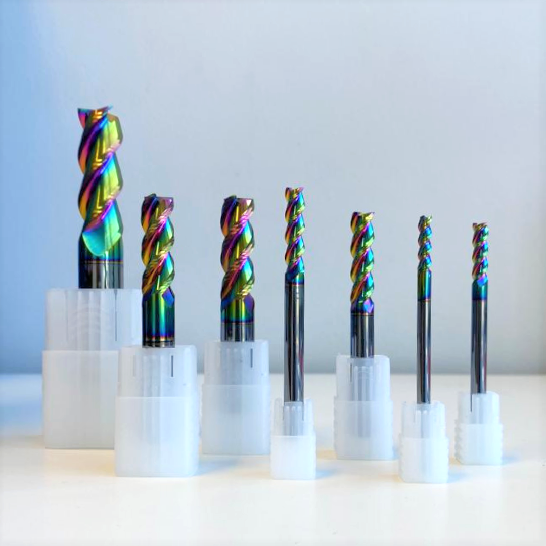 Carbide End Mill Ø4mm 3 Flute DLC Coated (for Aluminium)