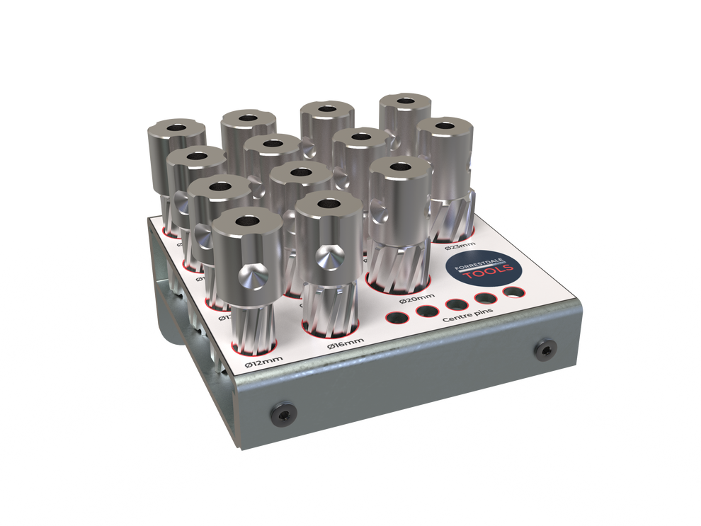 Hss Hardware Rack HSS Rotabroach 13pc Set Ø12mm-24mm with Rack – Forrestdale Tools