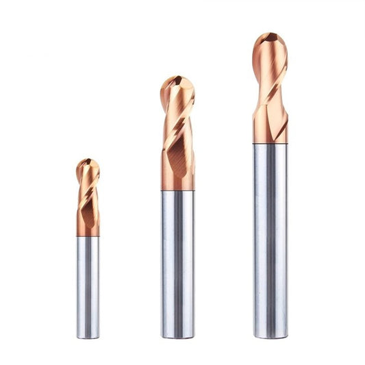 Carbide Ball Nose End Mill — 2 Flute
