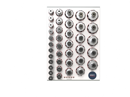 HSS Rotabroach 39pc Set Ø12mm-Ø50mm with Rack