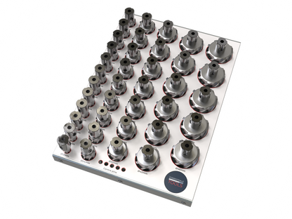 HSS Rotabroach 39pc Set Ø12mm-Ø50mm with Rack