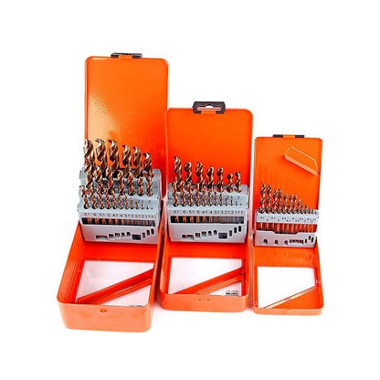 Cobalt Twist Drill 25pc Set Ø1mm-Ø13mm