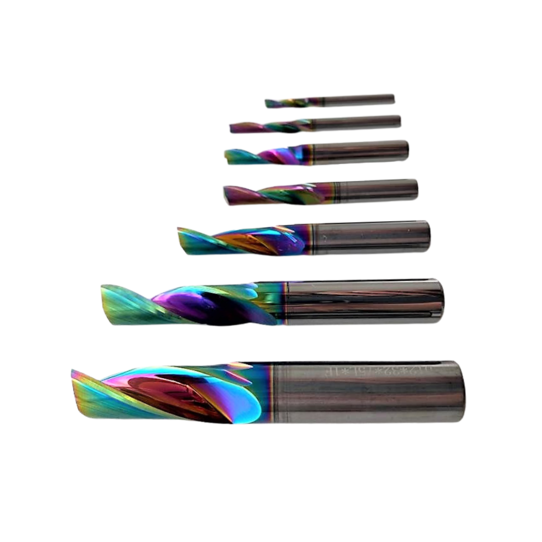 Carbide End Mill Ø8mm Single Flute DLC Coated (for Aluminium)
