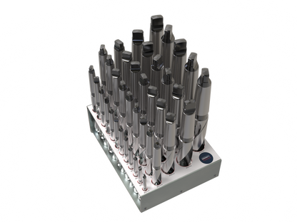 MT Drill 29pc Set Ø12mm-Ø40mm with Rack