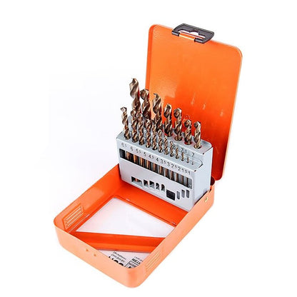 Cobalt Twist Drill 29pc Set Imperial Sizes