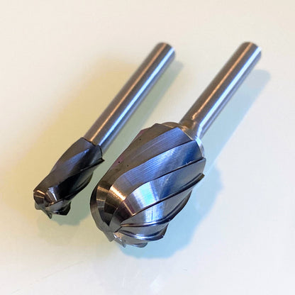 Carbide Burr C-Ø16x25mm Single Cut (Cylinder Ball Nose)