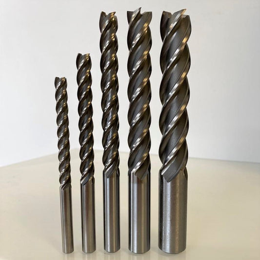 HSS End Mill Extra Long 4 Flute — Ø8-20mm